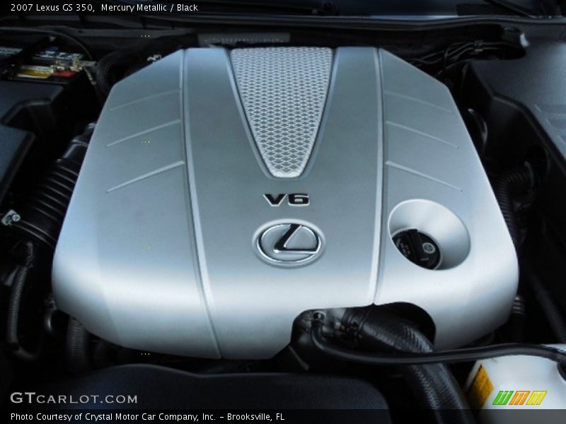 Mercury Metallic / Black 2007 Lexus GS 350