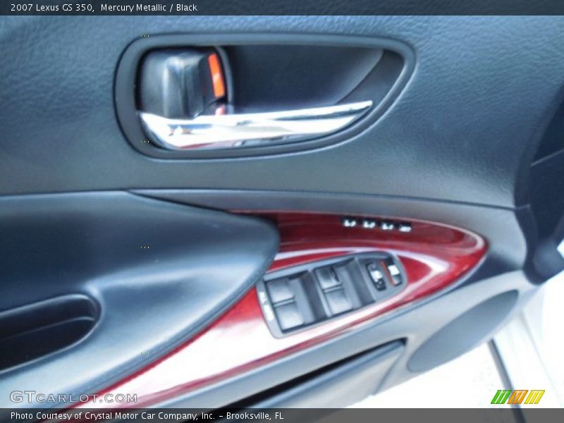 Mercury Metallic / Black 2007 Lexus GS 350