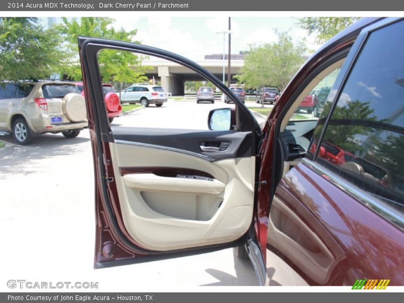 Dark Cherry Pearl / Parchment 2014 Acura MDX Technology