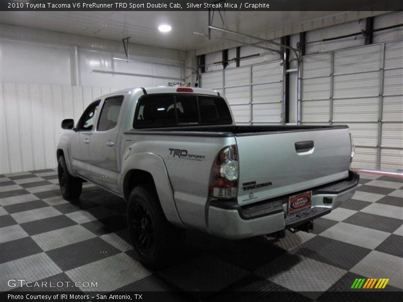 Silver Streak Mica / Graphite 2010 Toyota Tacoma V6 PreRunner TRD Sport Double Cab