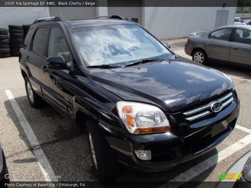 Black Cherry / Beige 2005 Kia Sportage EX 4WD