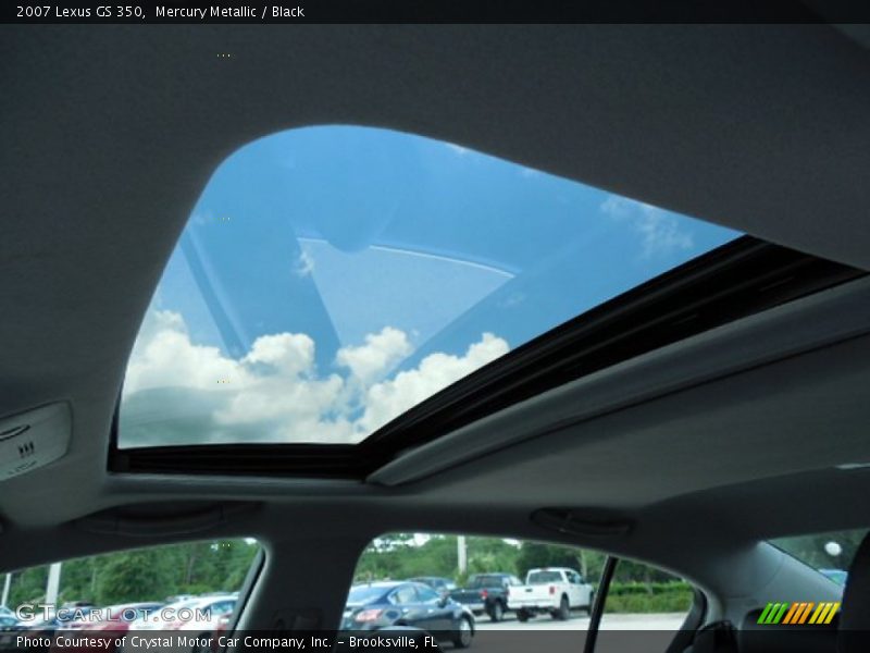 Mercury Metallic / Black 2007 Lexus GS 350