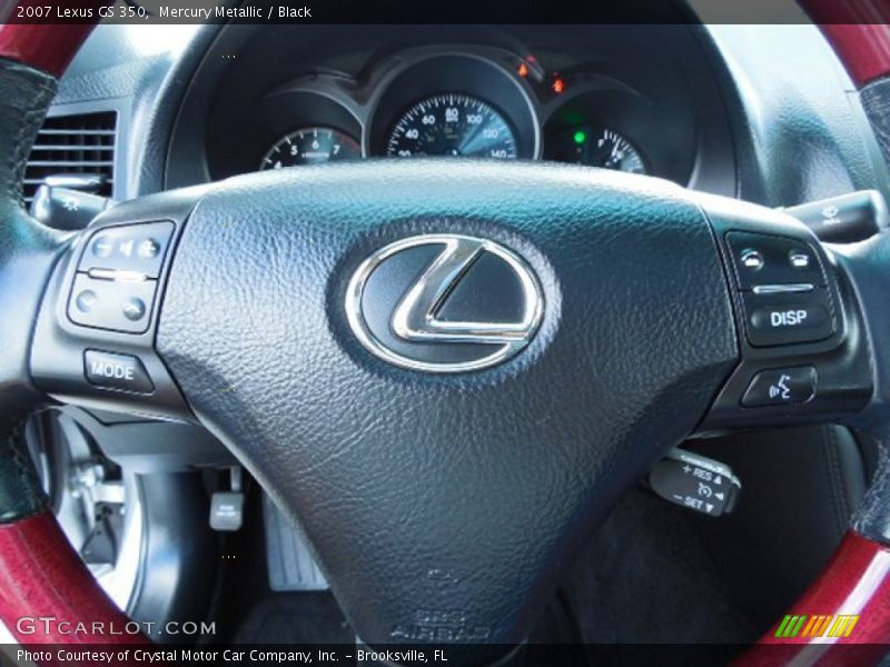 Mercury Metallic / Black 2007 Lexus GS 350