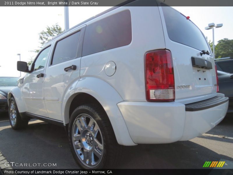 Bright White / Dark Slate Gray 2011 Dodge Nitro Heat