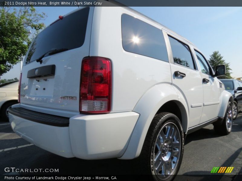 Bright White / Dark Slate Gray 2011 Dodge Nitro Heat