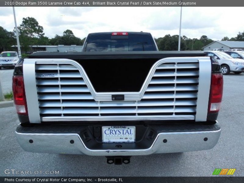 Brilliant Black Crystal Pearl / Dark Slate/Medium Graystone 2010 Dodge Ram 3500 Laramie Crew Cab 4x4