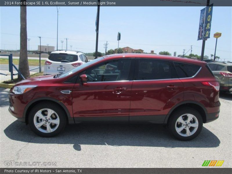 Sunset / Medium Light Stone 2014 Ford Escape SE 1.6L EcoBoost