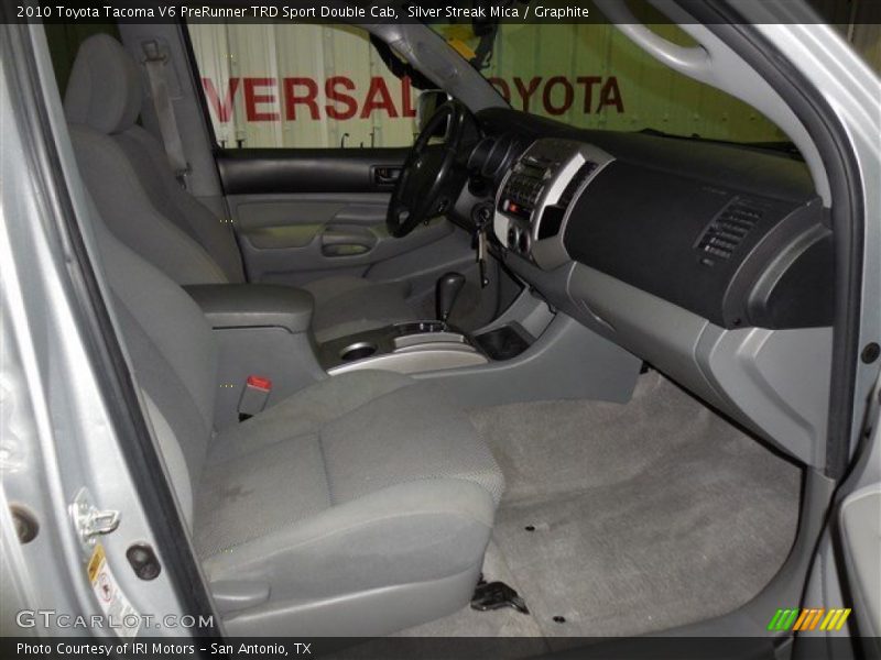 Silver Streak Mica / Graphite 2010 Toyota Tacoma V6 PreRunner TRD Sport Double Cab