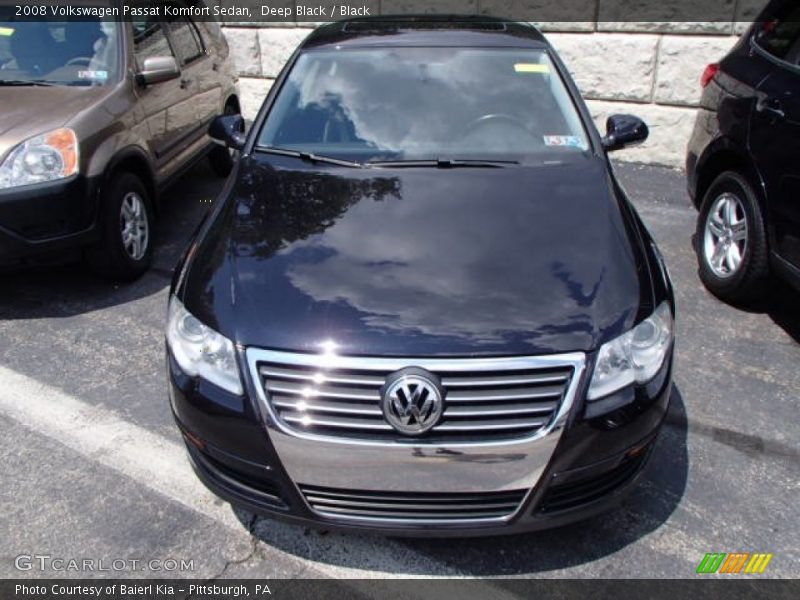 Deep Black / Black 2008 Volkswagen Passat Komfort Sedan