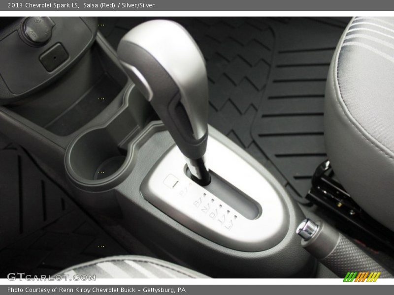 Salsa (Red) / Silver/Silver 2013 Chevrolet Spark LS