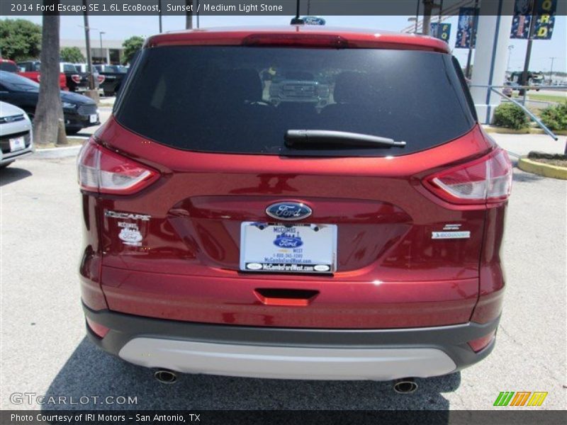 Sunset / Medium Light Stone 2014 Ford Escape SE 1.6L EcoBoost