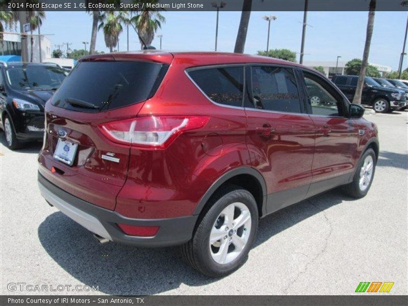 Sunset / Medium Light Stone 2014 Ford Escape SE 1.6L EcoBoost