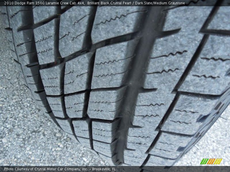 Brilliant Black Crystal Pearl / Dark Slate/Medium Graystone 2010 Dodge Ram 3500 Laramie Crew Cab 4x4