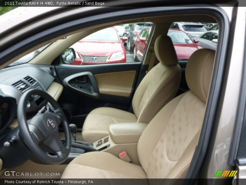  2011 RAV4 I4 4WD Sand Beige Interior