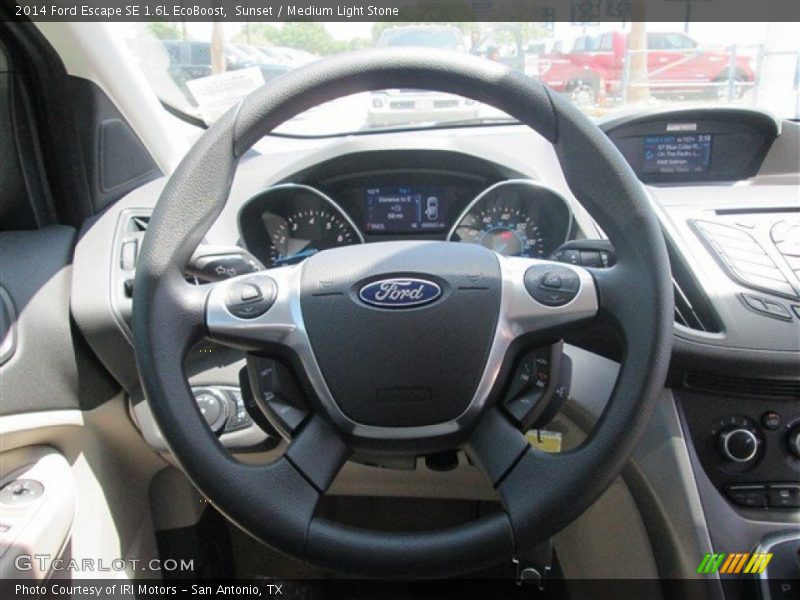 Sunset / Medium Light Stone 2014 Ford Escape SE 1.6L EcoBoost