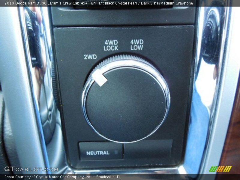 Brilliant Black Crystal Pearl / Dark Slate/Medium Graystone 2010 Dodge Ram 3500 Laramie Crew Cab 4x4