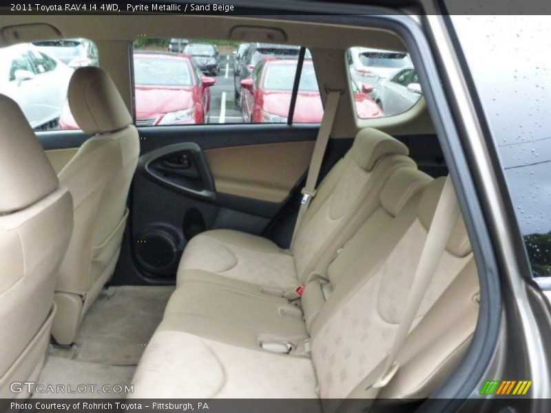 Rear Seat of 2011 RAV4 I4 4WD