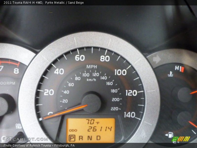 Pyrite Metallic / Sand Beige 2011 Toyota RAV4 I4 4WD