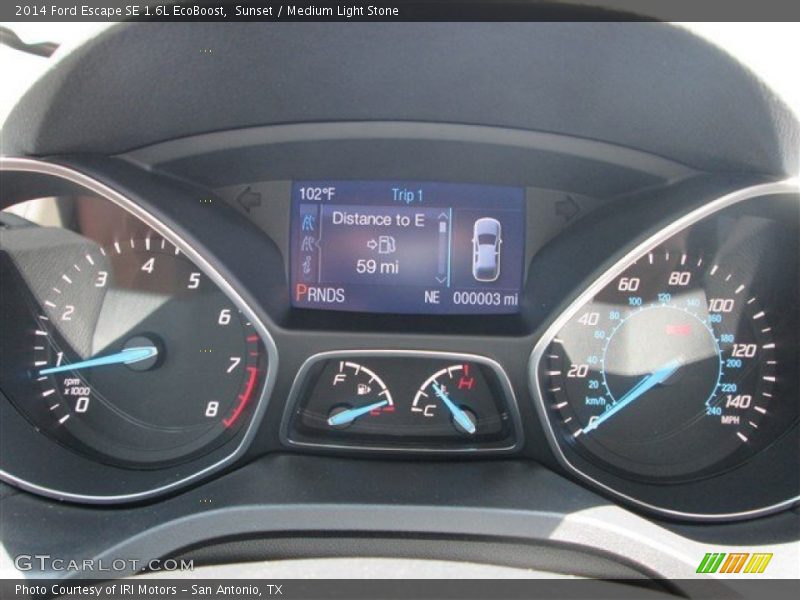 Sunset / Medium Light Stone 2014 Ford Escape SE 1.6L EcoBoost