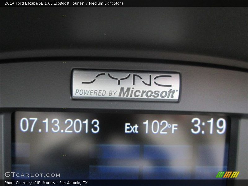 Sunset / Medium Light Stone 2014 Ford Escape SE 1.6L EcoBoost