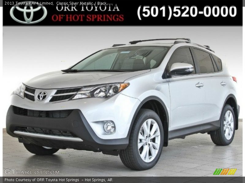 Classic Silver Metallic / Black 2013 Toyota RAV4 Limited