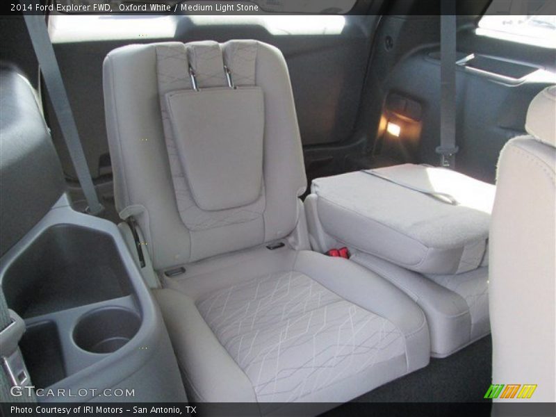 Oxford White / Medium Light Stone 2014 Ford Explorer FWD