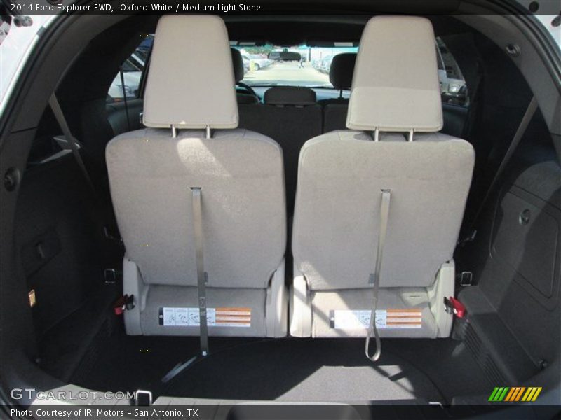 Oxford White / Medium Light Stone 2014 Ford Explorer FWD