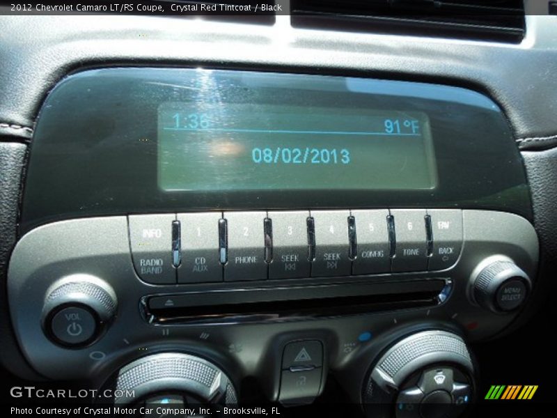 Crystal Red Tintcoat / Black 2012 Chevrolet Camaro LT/RS Coupe