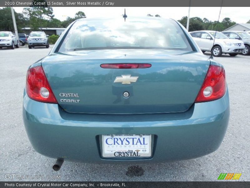 Silver Moss Metallic / Gray 2010 Chevrolet Cobalt LS Sedan