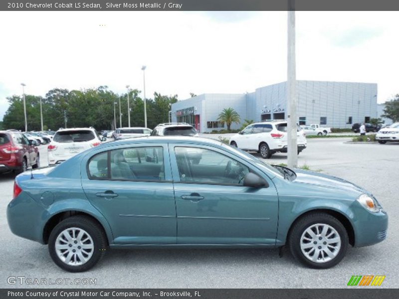 Silver Moss Metallic / Gray 2010 Chevrolet Cobalt LS Sedan