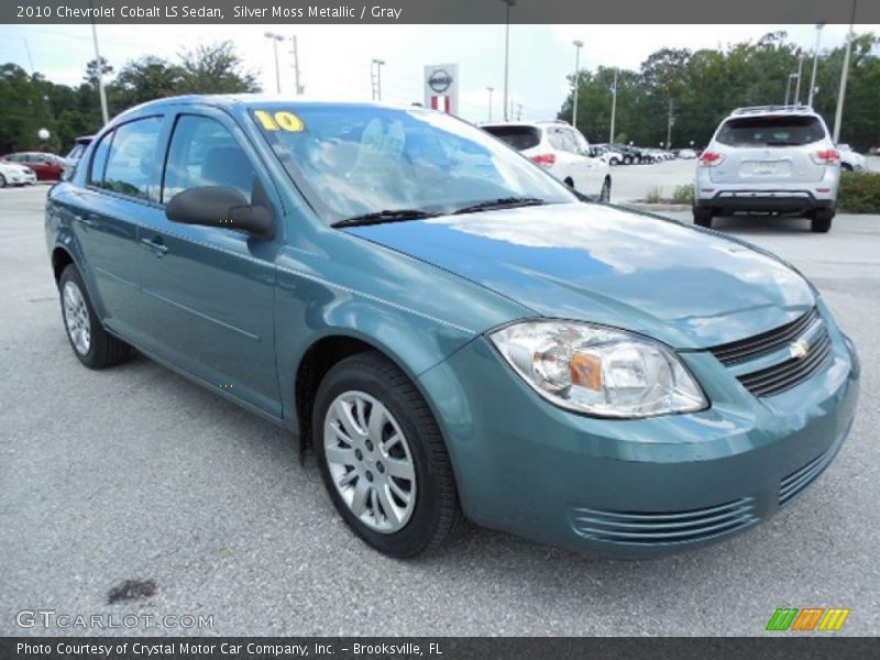 Silver Moss Metallic / Gray 2010 Chevrolet Cobalt LS Sedan
