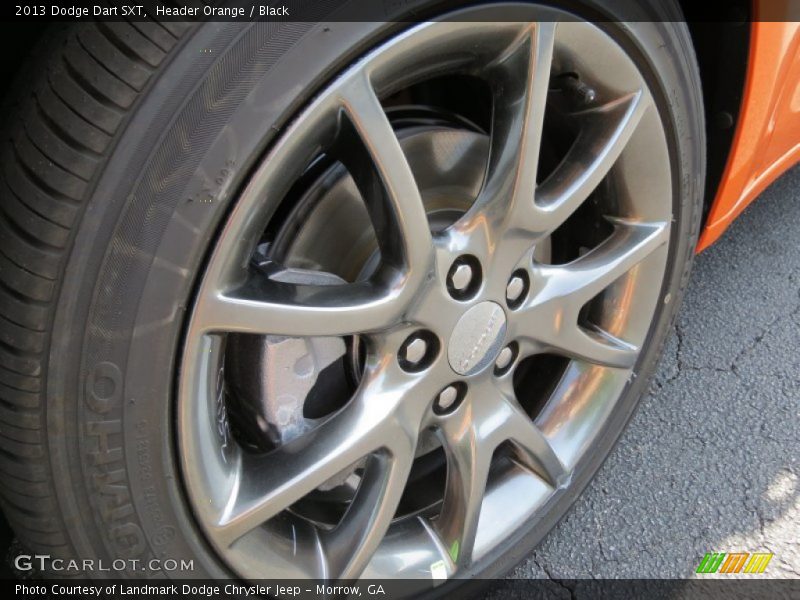 Header Orange / Black 2013 Dodge Dart SXT