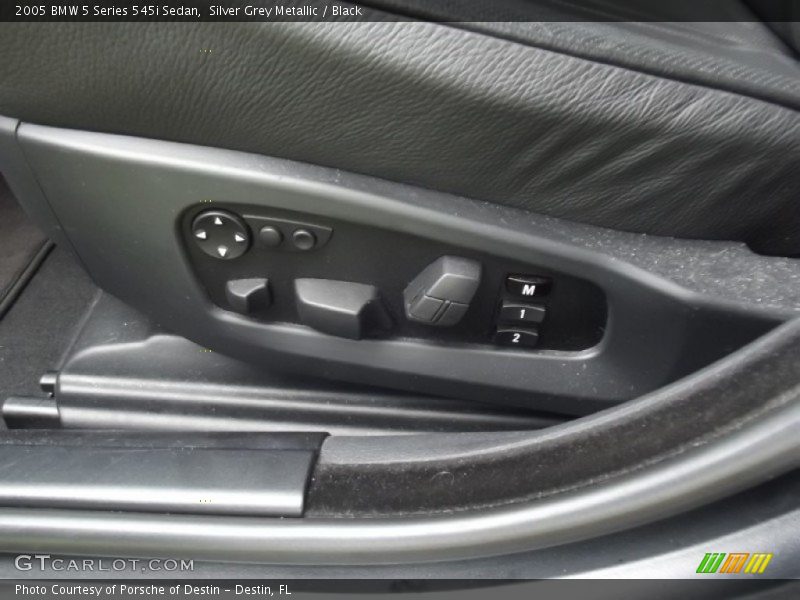 Silver Grey Metallic / Black 2005 BMW 5 Series 545i Sedan