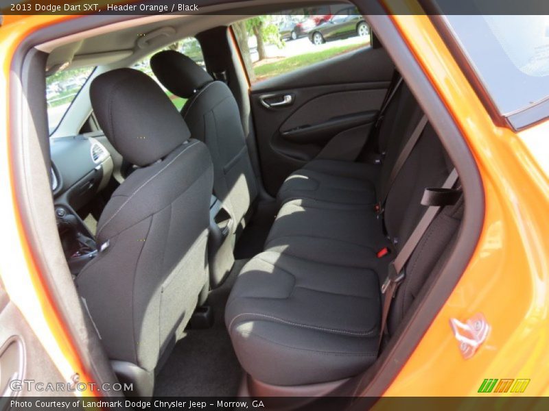 Header Orange / Black 2013 Dodge Dart SXT