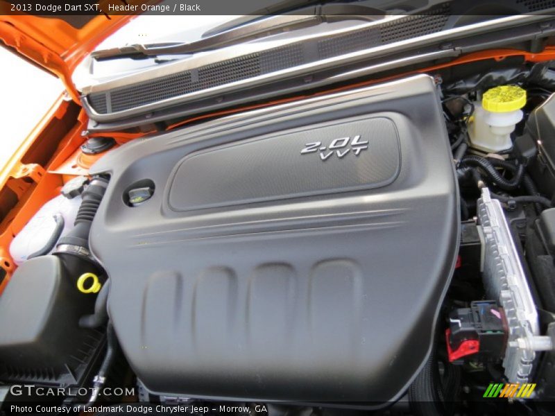 Header Orange / Black 2013 Dodge Dart SXT
