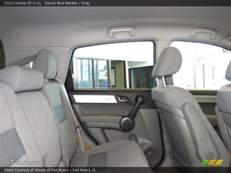 Glacier Blue Metallic / Gray 2011 Honda CR-V LX