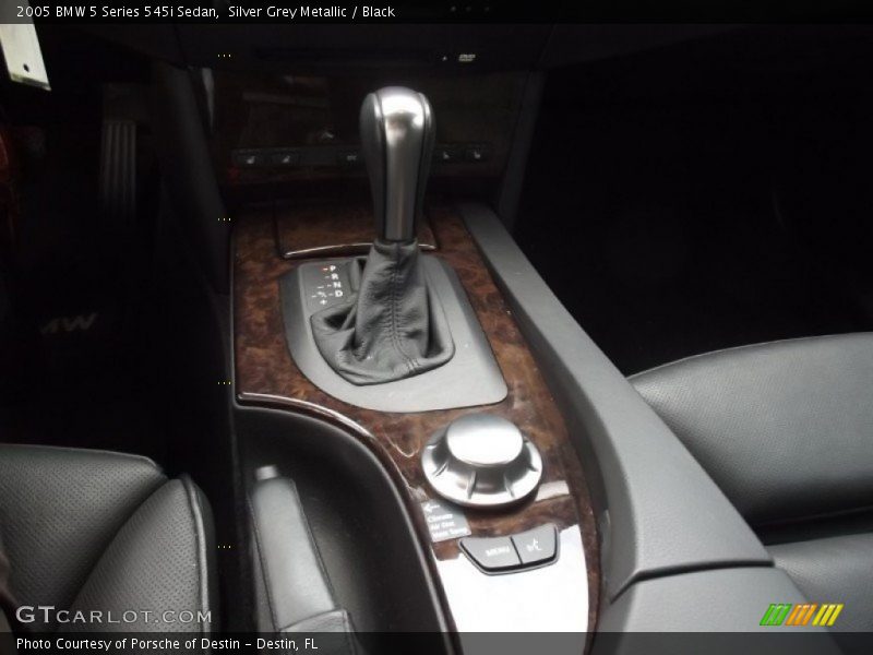 Silver Grey Metallic / Black 2005 BMW 5 Series 545i Sedan