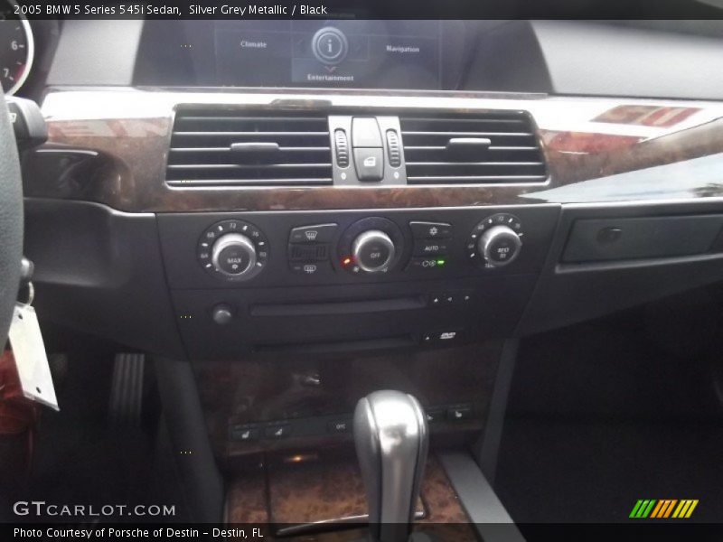Silver Grey Metallic / Black 2005 BMW 5 Series 545i Sedan