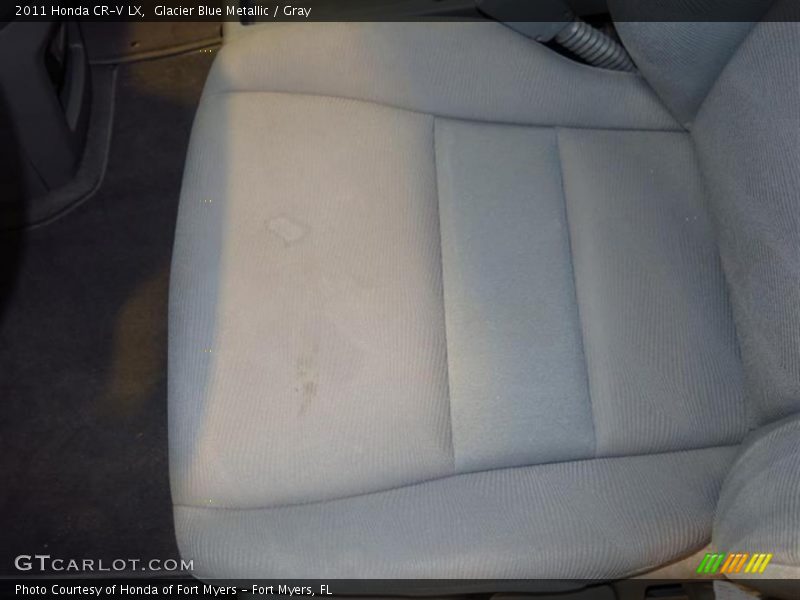Glacier Blue Metallic / Gray 2011 Honda CR-V LX