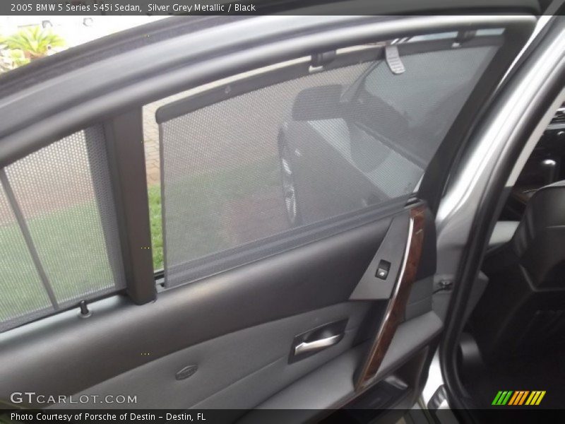 Silver Grey Metallic / Black 2005 BMW 5 Series 545i Sedan