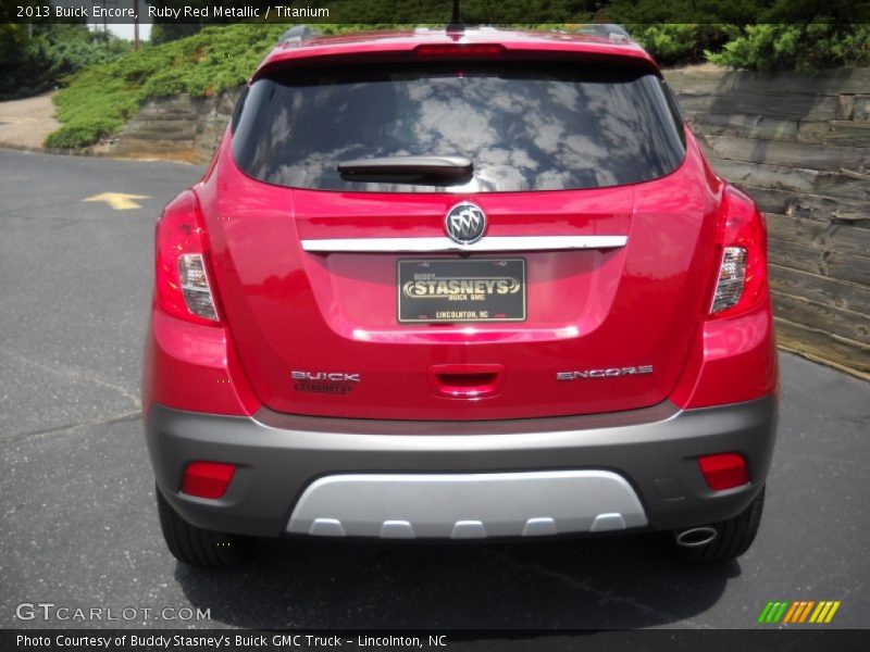 Ruby Red Metallic / Titanium 2013 Buick Encore
