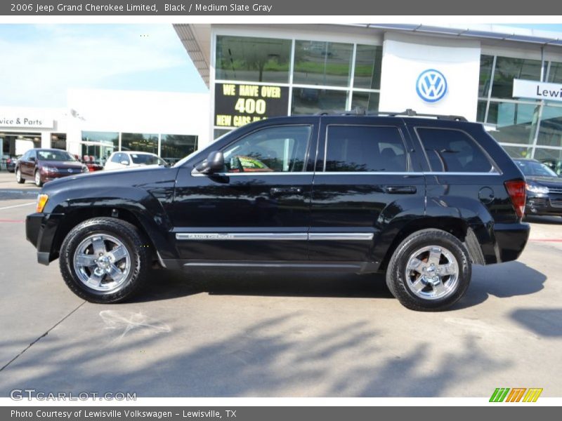Black / Medium Slate Gray 2006 Jeep Grand Cherokee Limited
