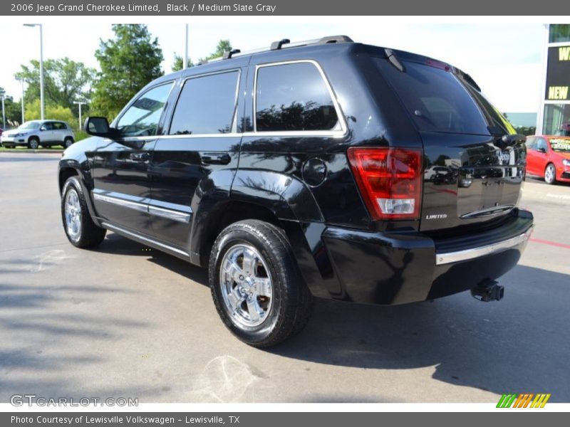 Black / Medium Slate Gray 2006 Jeep Grand Cherokee Limited