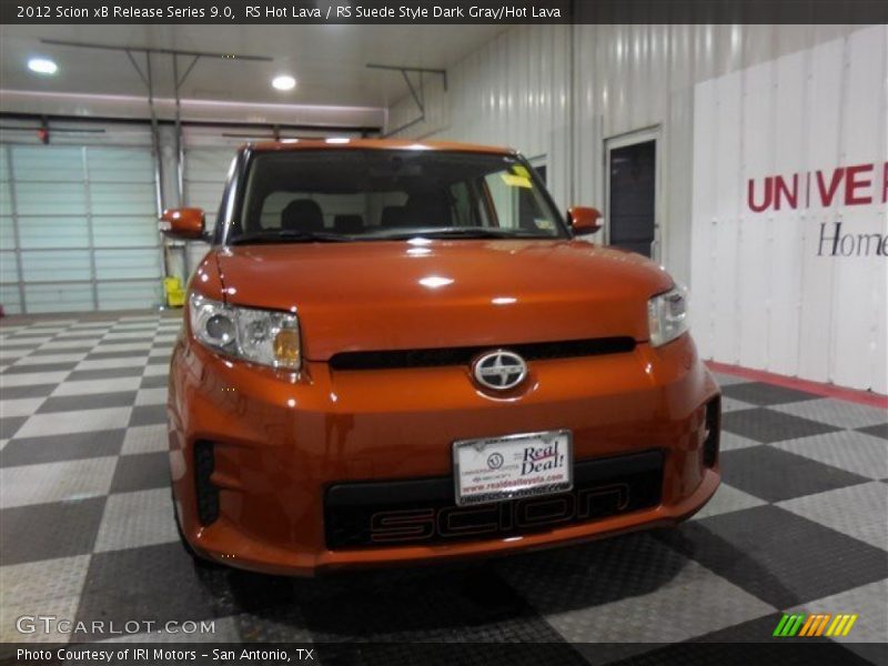 RS Hot Lava / RS Suede Style Dark Gray/Hot Lava 2012 Scion xB Release Series 9.0