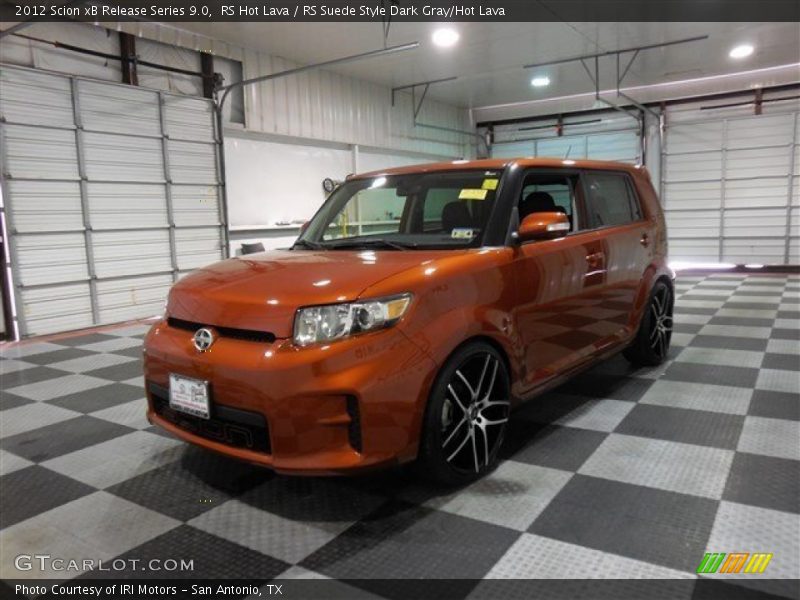 RS Hot Lava / RS Suede Style Dark Gray/Hot Lava 2012 Scion xB Release Series 9.0