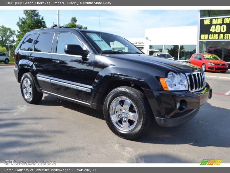 Black / Medium Slate Gray 2006 Jeep Grand Cherokee Limited