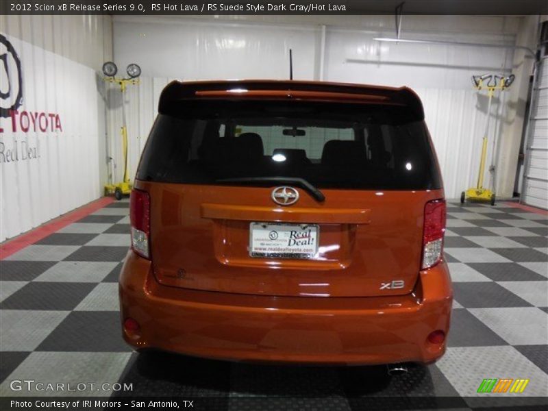 RS Hot Lava / RS Suede Style Dark Gray/Hot Lava 2012 Scion xB Release Series 9.0