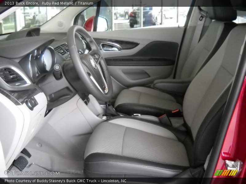 Front Seat of 2013 Encore 