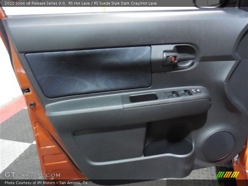RS Hot Lava / RS Suede Style Dark Gray/Hot Lava 2012 Scion xB Release Series 9.0