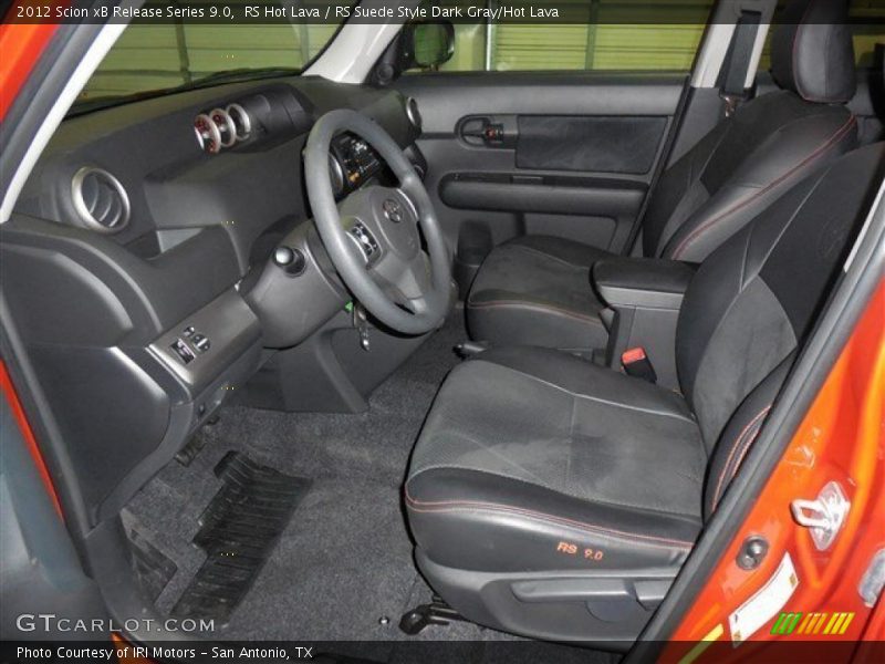 RS Hot Lava / RS Suede Style Dark Gray/Hot Lava 2012 Scion xB Release Series 9.0